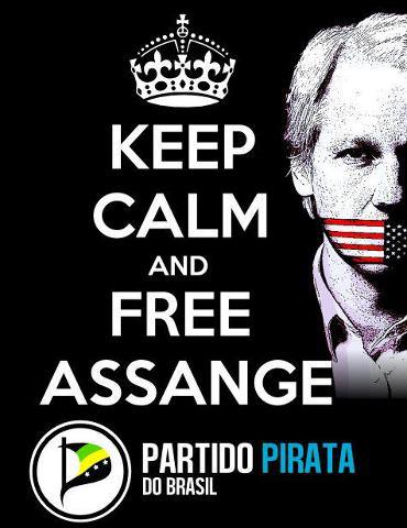 Nota de apoio do Partido Pirata à Julian Assange